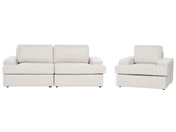 Wohnzimmer Set Aus Polyester Klassisch Alla Unisex Light Beige ONE SIZE