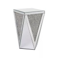 Beliani, Beistelltisch aus Glas Glamourös LUXEY Beistelltisch aus Glas Glamourös LUXEY