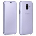 Samsung Galaxy A6 Plus (2018) Flip Wallet Cover Tasche Violett (EF-WA605CVEGWW)