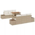VidaXL - Garten-sofa-set poly-rattan, One Size, Beige