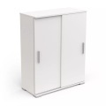 Calicosy, Calicosy - Sideboard 2 Schiebetüren L79,9 cm, One Size, Weiss