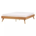 Bett mit Lattenrost aus MDF-Platte Retro BERRIC Bett mit Lattenrost aus MDF-Platte Retro BERRIC