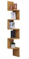 MID.YOU Eckregal in 19,6/123,6/19,6 cm buchefarben , Mintis , Holzwerkstoff , 19.6x123.6x19.6 cm , melaminharzbeschichtet,Nachbildung , 000657018404