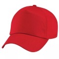 5 Panel Baseballkappe Original Herren Rot Bunt ONE SIZE