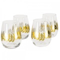 Set Von 4 Gold Caesar-gläsern Unisex 400ml