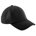 Authentic 6 Panel Baseball Kappe Herren Schwarz ONE SIZE