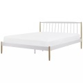 Bett mit Lattenrost aus Metall Klassisch MAURS Bett mit Lattenrost aus Metall Klassisch MAURS