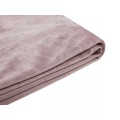 Beliani Bezug für Bett FITOU Samtstoff rosa 180 x 200 cm