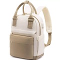 Only-bags.store - Eleganter Rucksack, wasserdichter Stadtrucksack Handtasche 2 in 1 mit USB-Ladeanschluss, für Damen, Beige, One Size