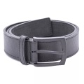 Gürtel, Matt, Leder Herren Schwarz Leicht 112cm