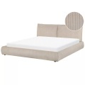 Bett mit Lattenrost aus Cord Modern VINAY Bett mit Lattenrost aus Cord Modern VINAY