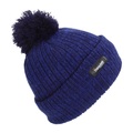 Thinsulate Strick Winterbeanie Hut Mit Pom Pom Herren Blau ONE SIZE