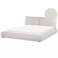 Bett mit Lattenrost aus Cord Modern VINAY Bett mit Lattenrost aus Cord Modern VINAY