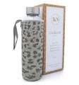T&N, Glastrinkflasche Wasserflasche Classique (jungle Edition, Grau Melange, 550ml) Unisex Grau 500 ml