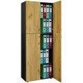 Büroschrank Bücher Ordner Aktenschrank Büromöbel Schrank Lona 5-fach Drehtüren Büroschrank Bücher Ordner Aktenschrank Büromöbel Schrank Lona 5-fach Drehtüren