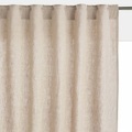 Vorhang Onega Mit Verdeckten Schlaufen Unisex Beige 135x180 cm