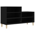 vidaXL Schuhregal Schwarz 102x36x60 cm Holzwerkstoff