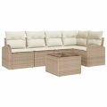 VidaXL - Garten-sofa poly-rattan, One Size, Beige