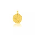 Anhänger Sternzeichen Waage Gelbgold 750, 16x22mm Damen Gelbgold ONE SIZE