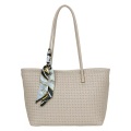 Gallantry - Handtasche geflochtenes Muster, One Size, Beige