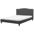 Bett mit Lattenrost aus Polyester Retro MONTPELLIER Bett mit Lattenrost aus Polyester Retro MONTPELLIER