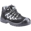 Sicherheitsschuhe 255, Wildleder Damen Schwarz 42