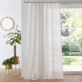 Vorhang Nyong Mit Bändern Unisex Weiss 140 x 250 cm