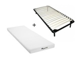 Set Lattenrost + Kaltschaummatratze 7 Zonen STELO KIDS von Set Lattenrost + Kaltschaummatratze 7 Zonen STELO KIDS von MORGENGOLD
