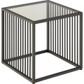 Beistelltisch Iola Glas schwarz 40