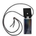 Handy Kette für Samsung Galaxy A50 4G A50s A30s Silikon mit Silbernen Ringen