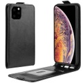iPhone 11 Pro Max - Klassisches Leder Flip Case vertikal