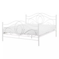 Bett mit Lattenrost aus Metall Rustikal LYRA Bett mit Lattenrost aus Metall Rustikal LYRA