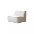 Tikamoon - Gerades Sofa Dario, One Size, Beige