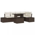 VidaXL - Garten-sofa poly-rattan, One Size, Braun