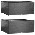 vidaXL Gartenmöbel-Abdeckungen 2 Stk. 16 Ösen 250x250x90cm Quadratisch