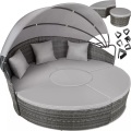 TecTake, Rattan Sonneninsel Santorin Rattan Sonneninsel Santorin
