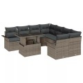 VidaXL - Garten-sofa poly-rattan, One Size, Grau