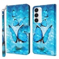 Galaxy S23+ - Etui Glitzer Effekt Schmetterling