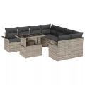 VidaXL - Garten-sofa poly-rattan, One Size, Grau
