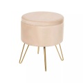 Pouf aus Samtstoff Modern SILAS Pouf aus Samtstoff Modern SILAS