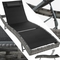 Polyrattan Sonnenliege Delphine Polyrattan Sonnenliege Delphine