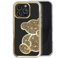 Avizar, Avizar - SparkleBear Hülle iPhone 16 Pro Max, Gelbgold