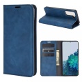 Galaxy S21 - Seidige Stand Flip Case Hülle dunkelblau