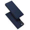 Dux Ducis - Samsung Galaxy S22+ Plus 5G Flip Wallet Cover Leder Tasche - Dunkelblau