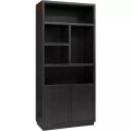 Bücherschrank Oakura schwarz 100x220