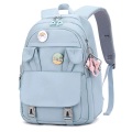 Only-bags.store, Only-bags.store - Schultasche mit Laptopfach, Diebstahlsicherer Schulrucksack, wasserdichter Rucksack, für Damen, Blau, One Size