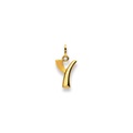 Anhänger Buchstabe Y Gelbgold 750, 20x10mm Damen Gelbgold ONE SIZE