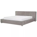 Bett mit Lattenrost aus Polyester Retro LINARDS Bett mit Lattenrost aus Polyester Retro LINARDS