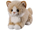 Katze beige liegend 18cm