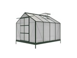 Gewächshaus Polycarbonat - 7,5 m² - Grün - GREENEA II Gewächshaus Polycarbonat - 7,5 m² - Grün - GREENEA II